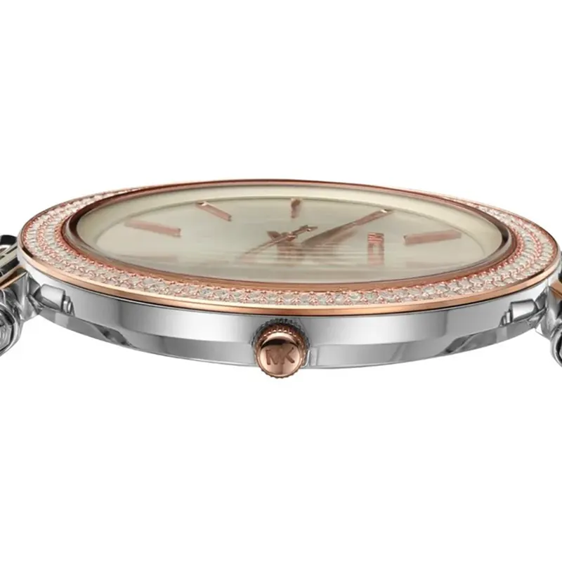 Michael Kors Darci Silver Dial Fashion Ladies Watch- MK3203